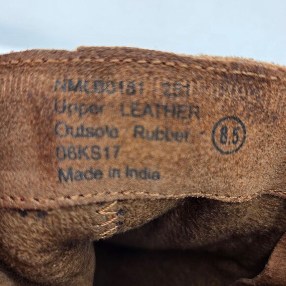 Naughty Monkey Noah Suede Ankle Boots Carmel Brown Size 8.5 - Picture 12 of 14